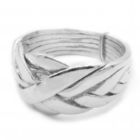 6-band Puzzle ring - Silver